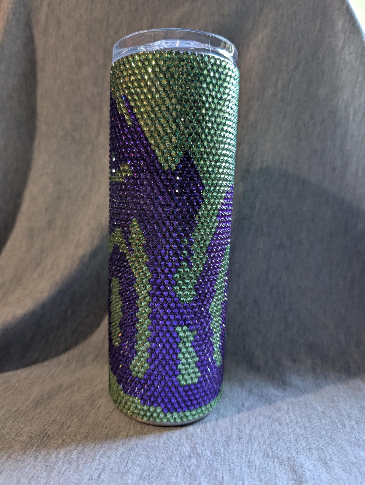 20 oz Joker Rhinestone skinny tumbler