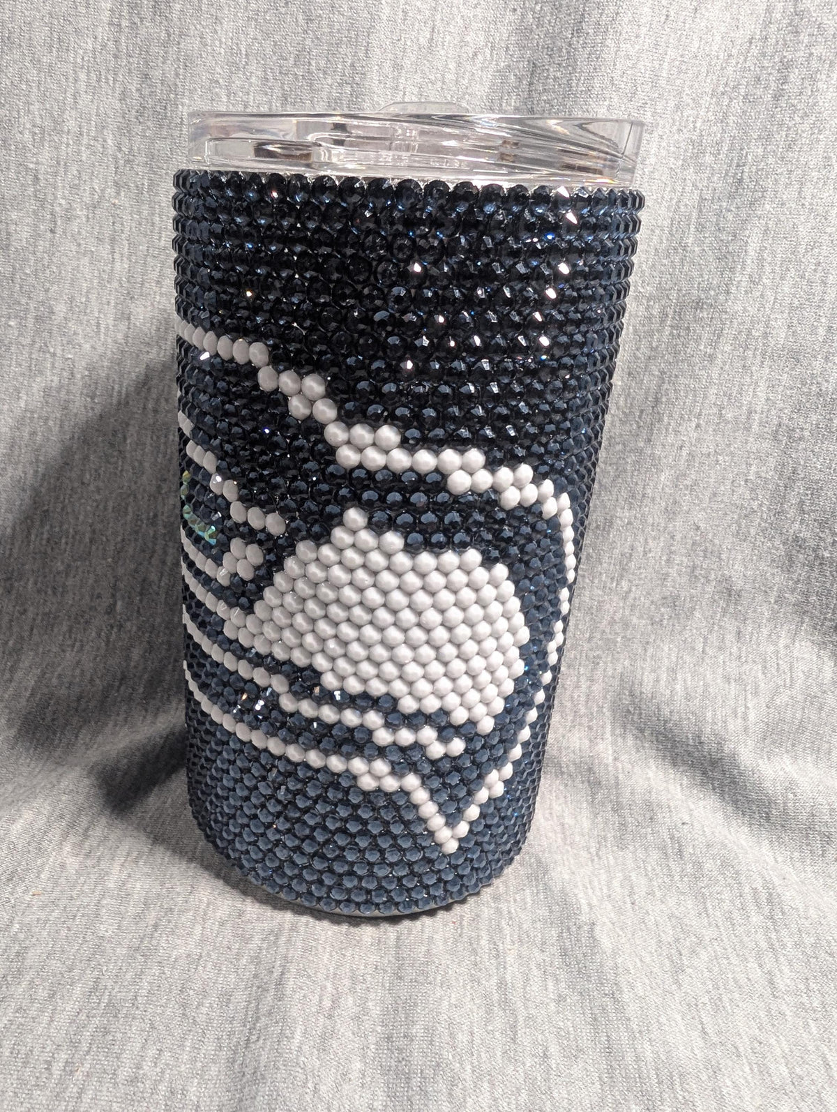Seattle 14oz skinny Rhinestone tumbler