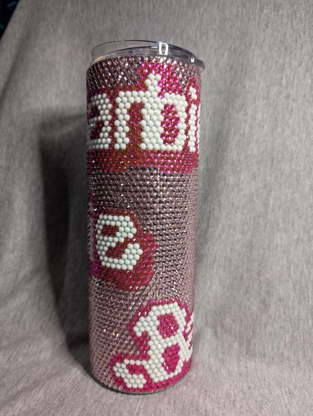20 oz  Barbie Rhinestone skinny tumbler