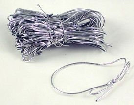 8 and 10  Inch silver stretch loops
