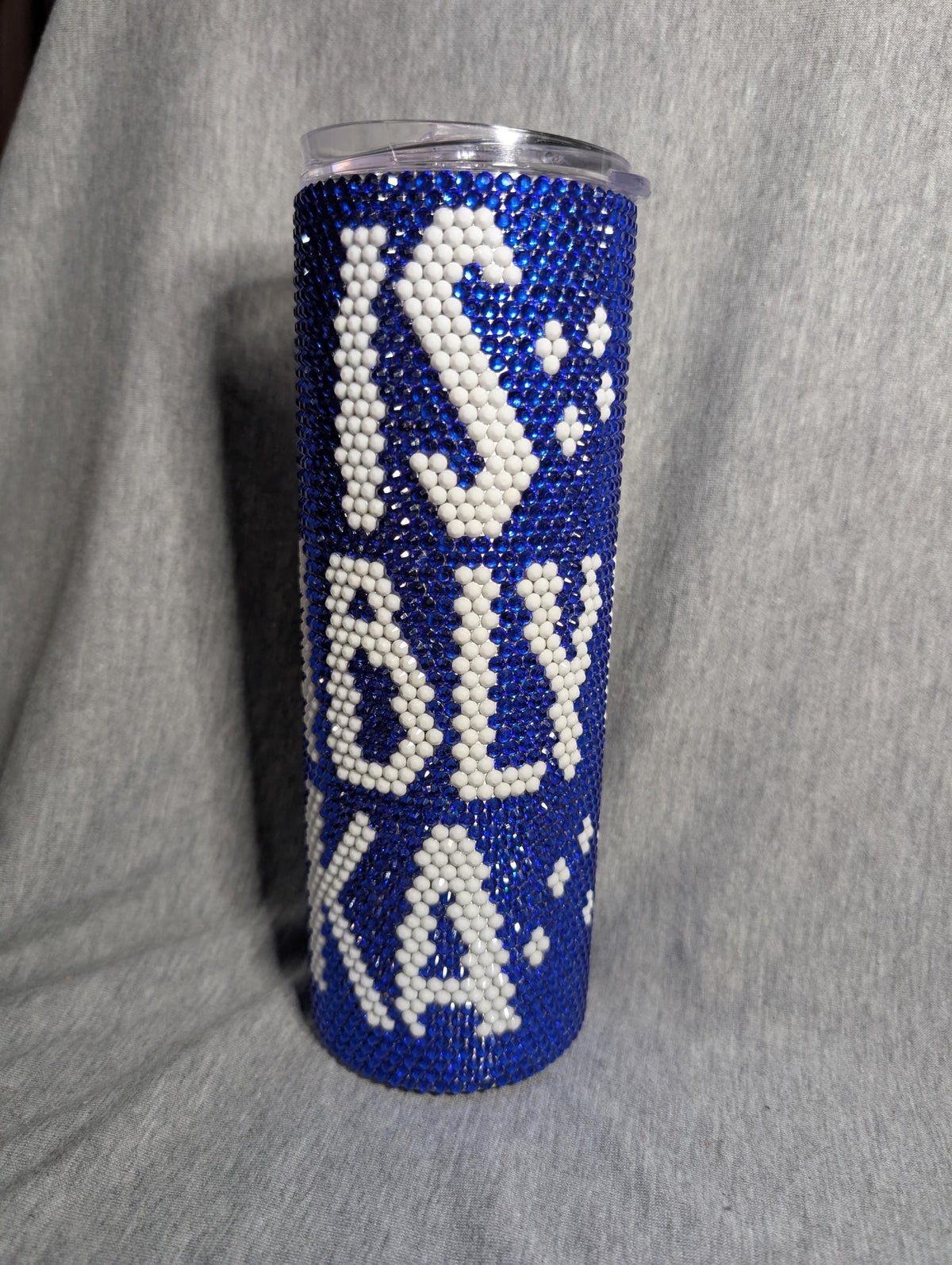20 oz  This is probably vodka Rhinestone skinny tumbler