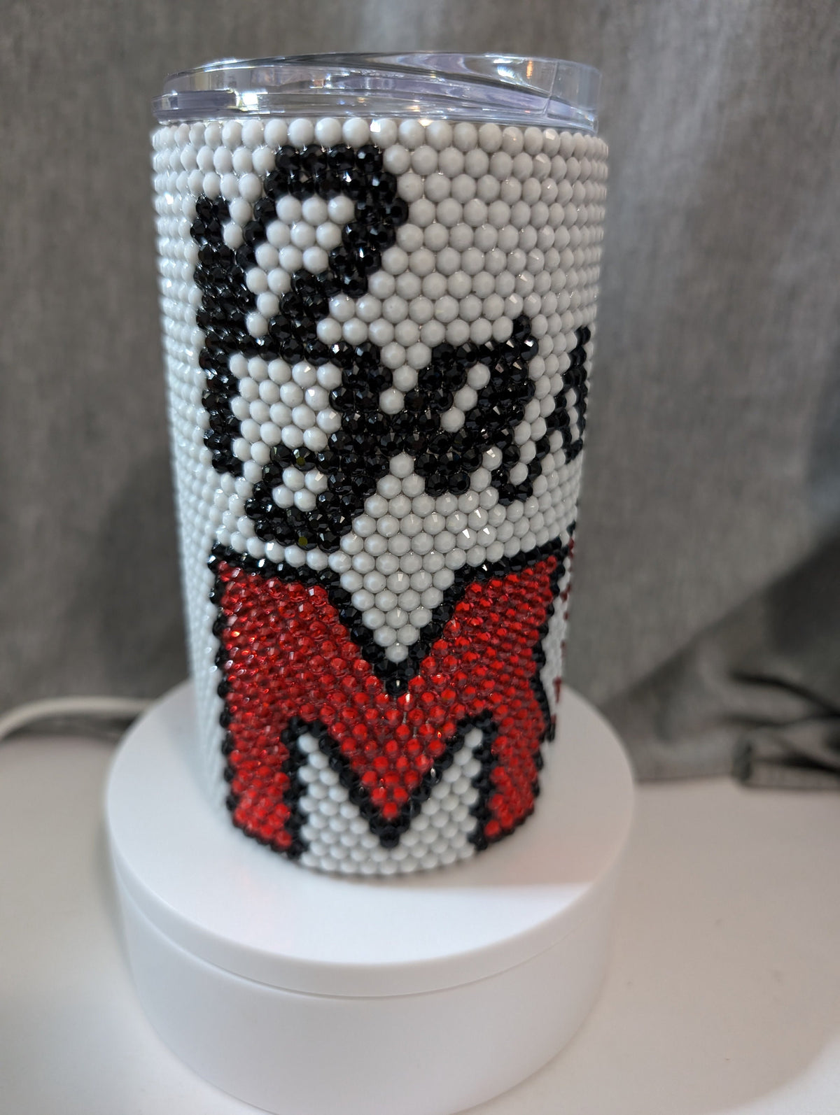 Baseball Mom 14oz skinny Rhinestone tumbler