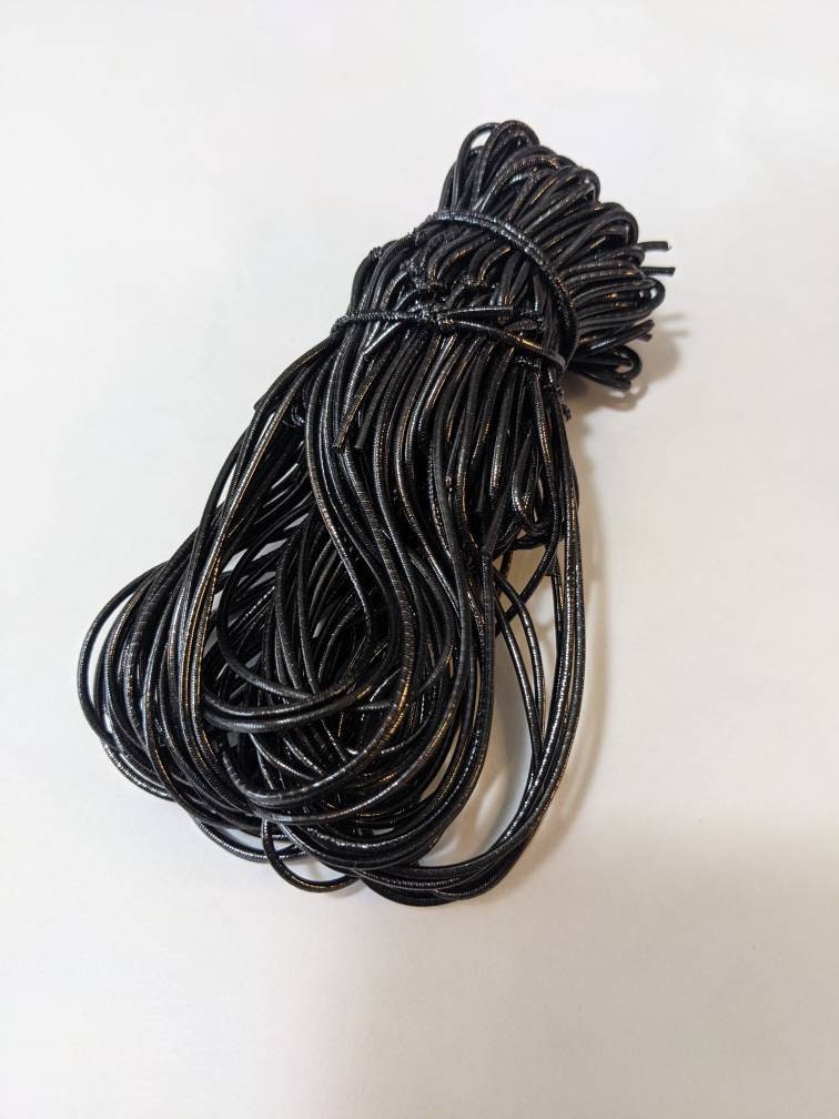 8 and 10 inch black stretch loops