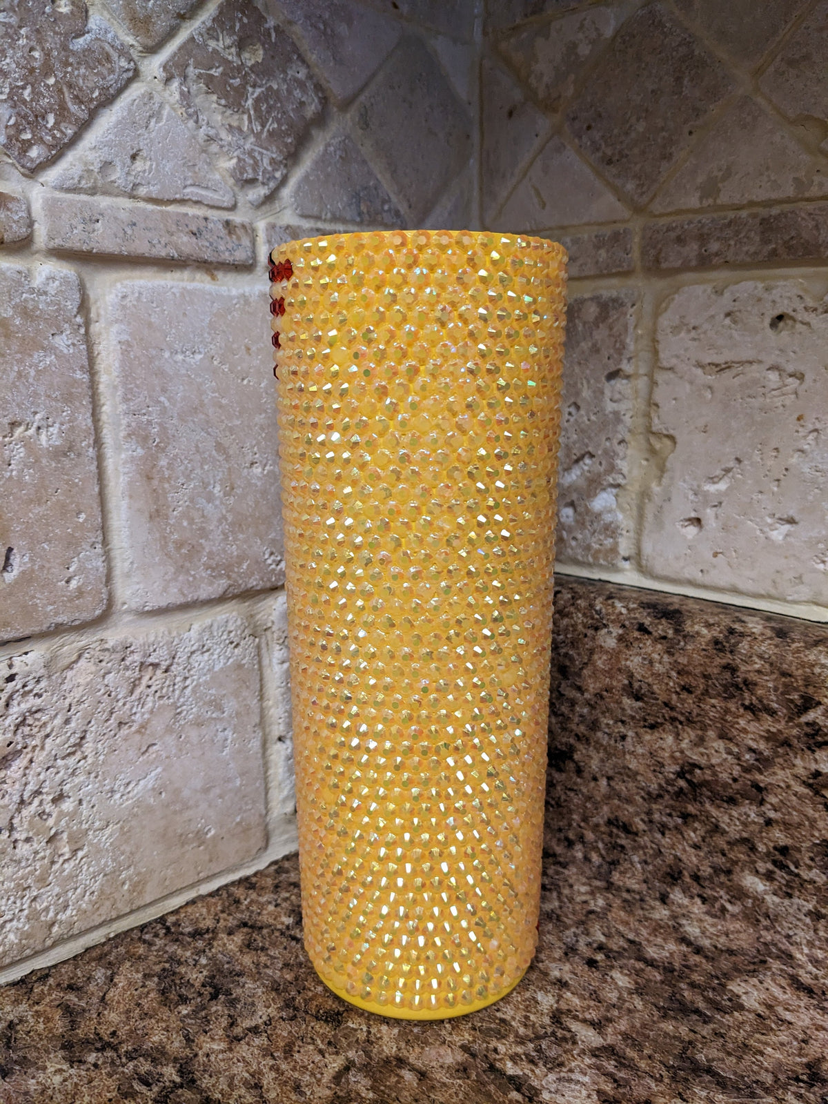 Softball inspired 20oz skinny tumbler
