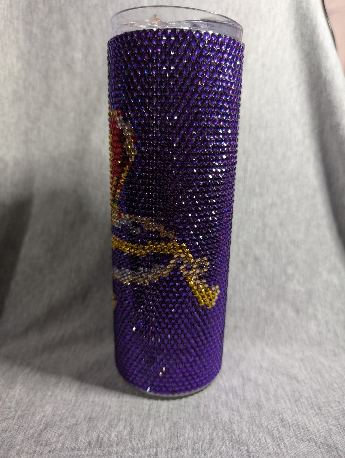 Crown Rhinestone Tumbler