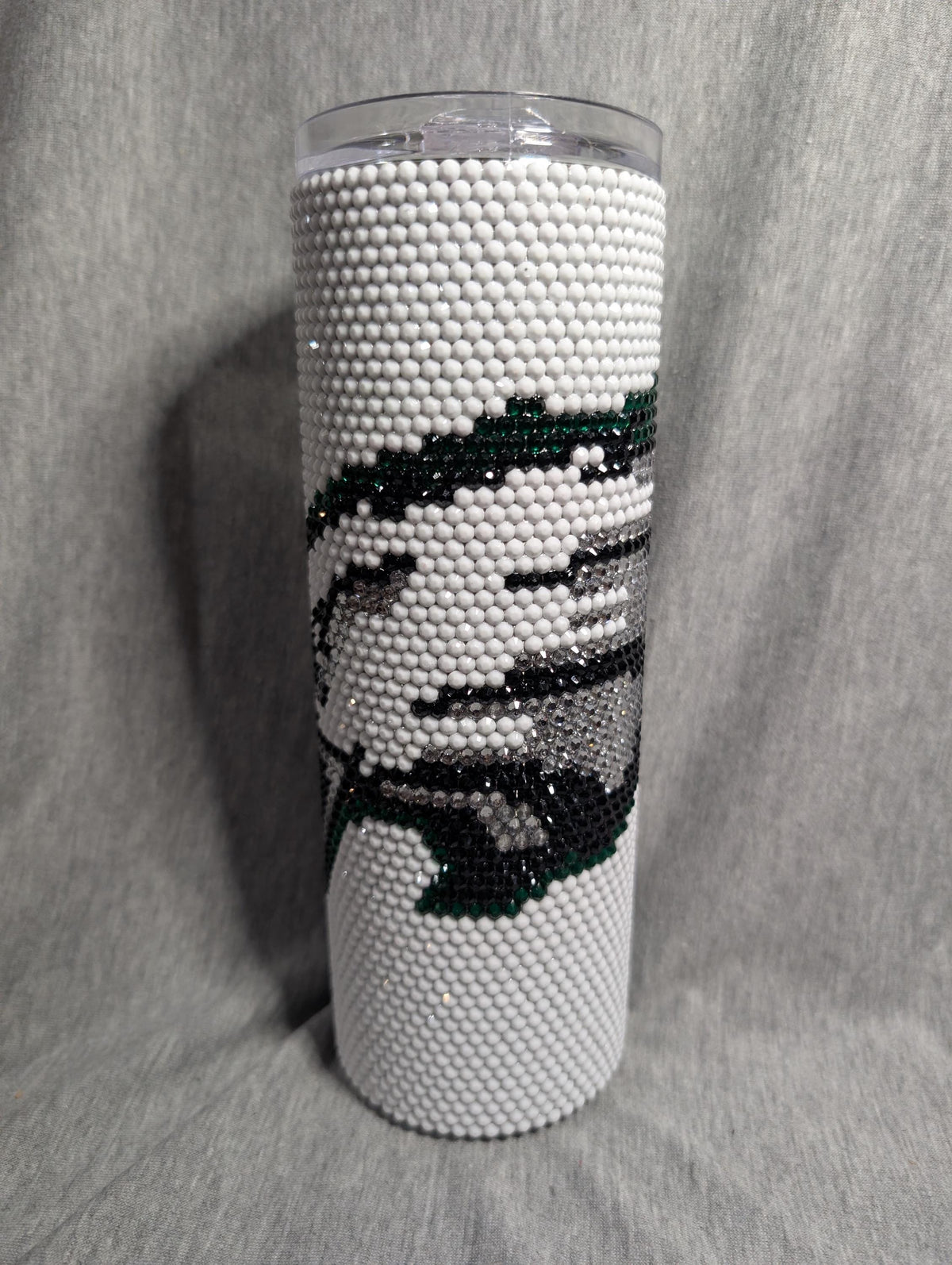 Eagles Football Team Rhinestone 20 oz skinny tumbler