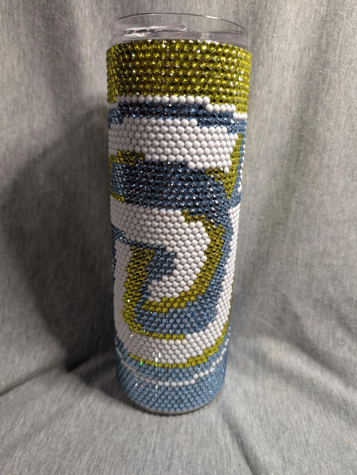 Southern Rhinestone 20oz skinny tumbler (College)