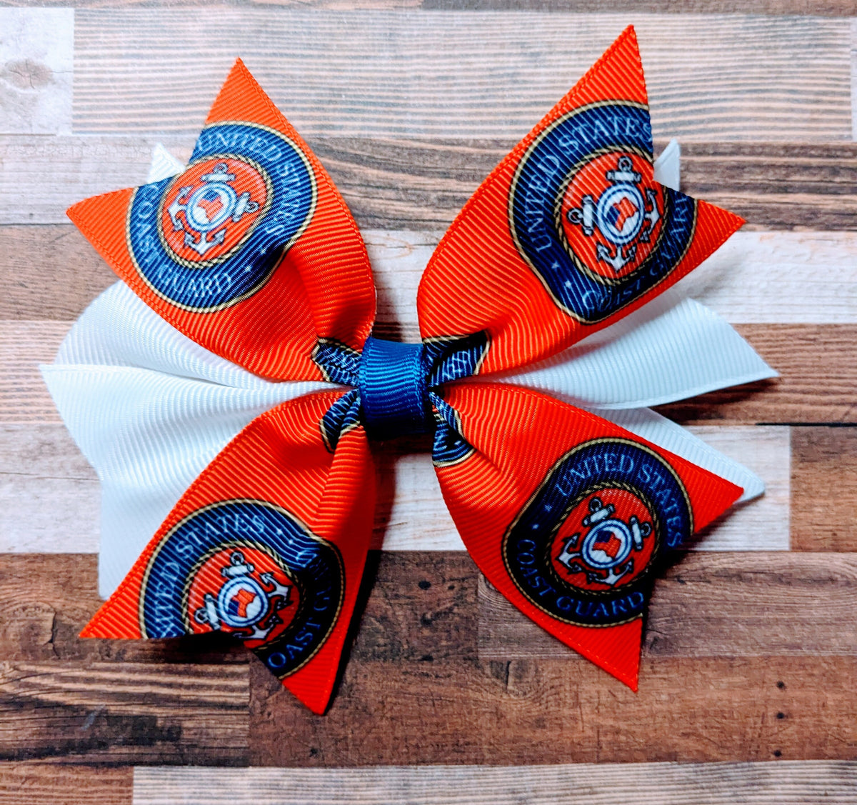Coast Guard Hair bow