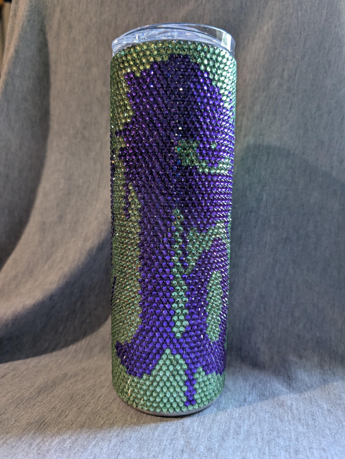 20 oz Joker Rhinestone skinny tumbler