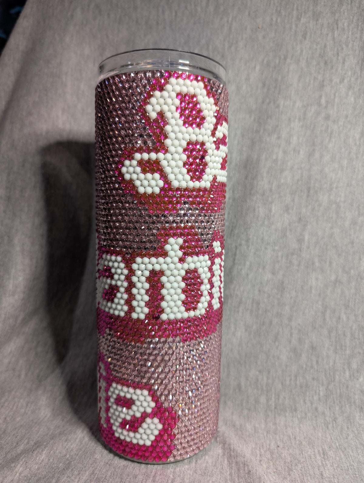 20 oz  Barbie Rhinestone skinny tumbler