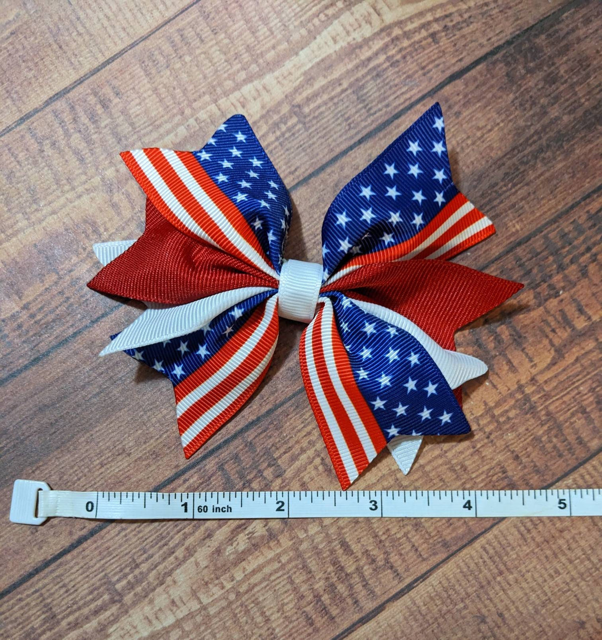 America Flag bow set