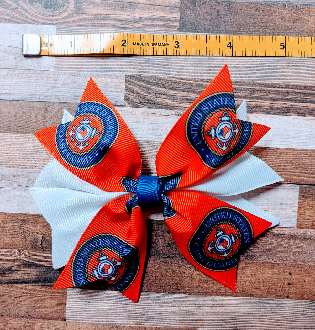 Coast Guard Hair bow
