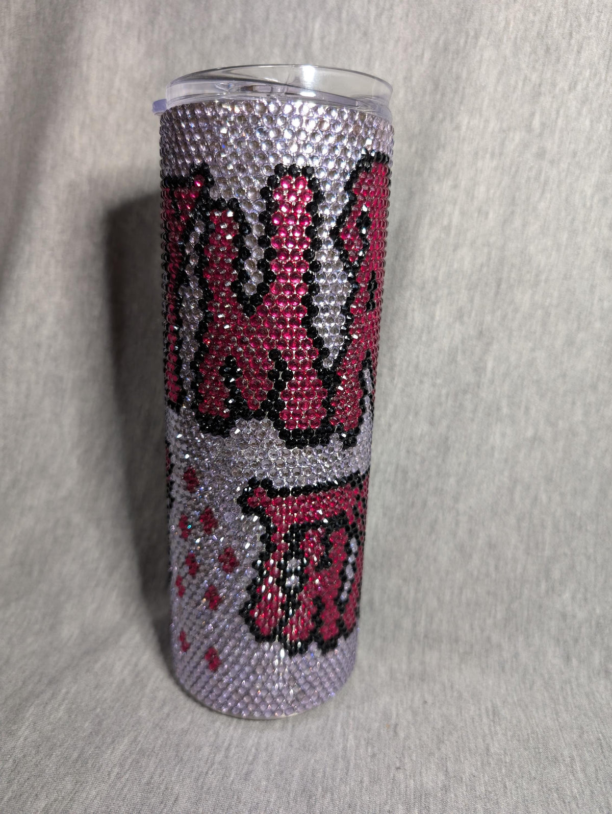 20 oz  Manifest that shit  Rhinestone skinny tumbler