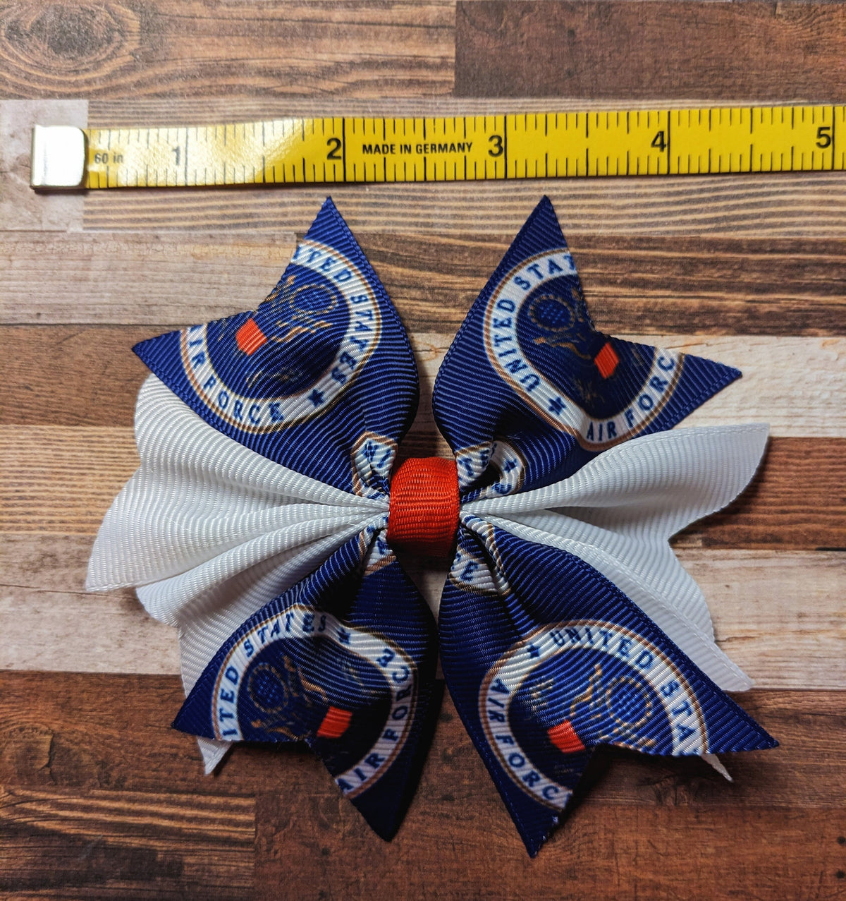 Air Force Hair bow