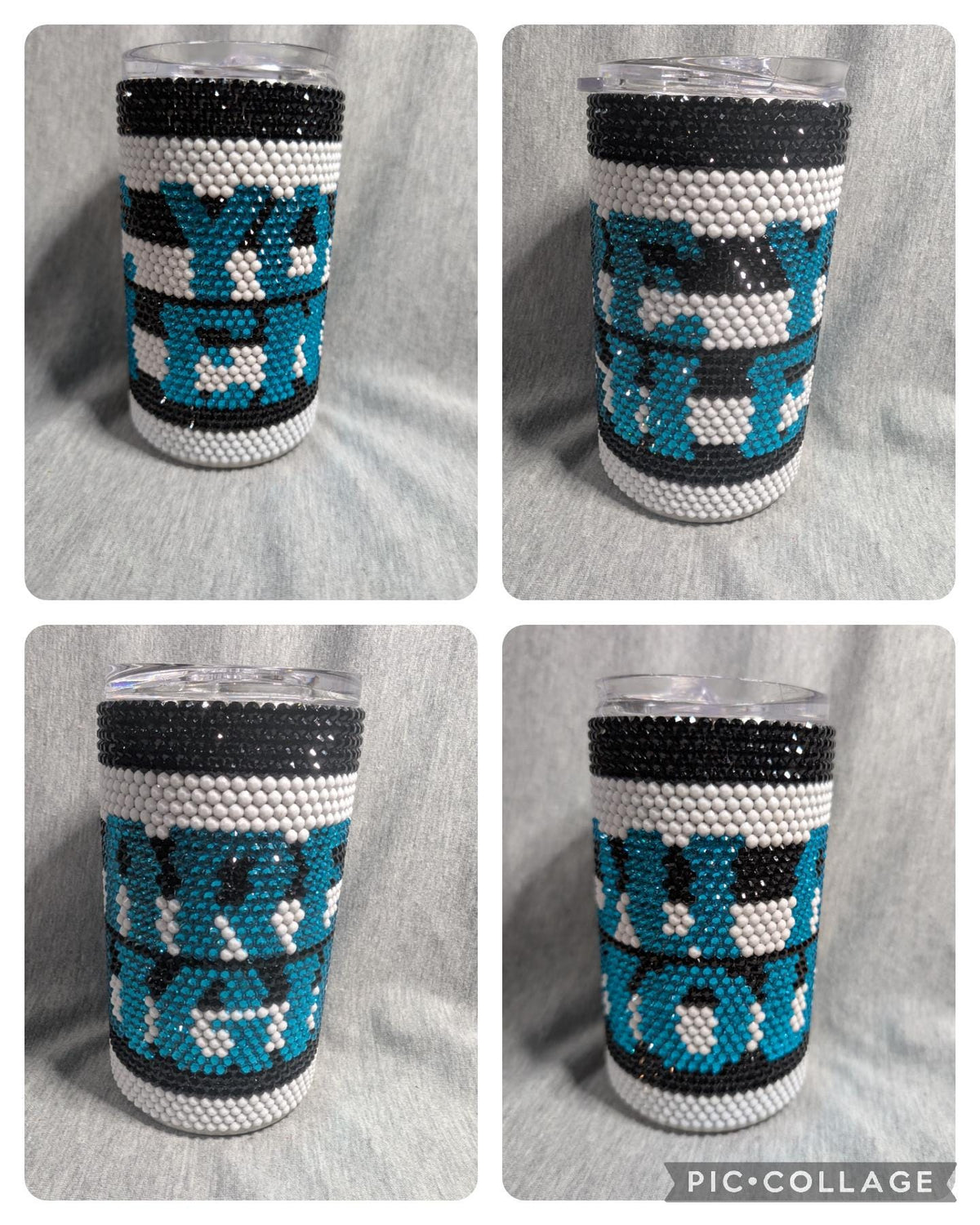 You are enough 14oz skinny Rhinestone tumbler