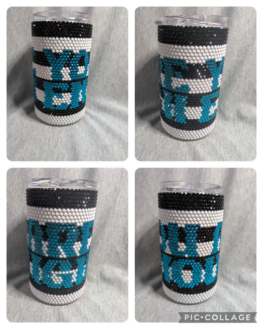 You are enough 14oz skinny Rhinestone tumbler