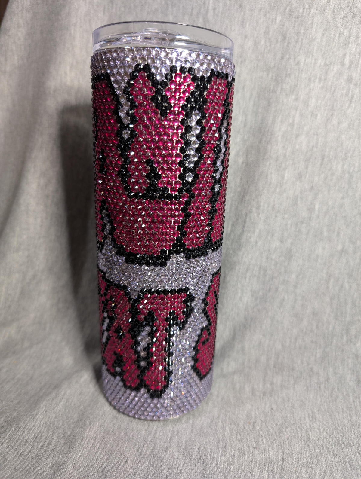 20 oz  Manifest that shit  Rhinestone skinny tumbler