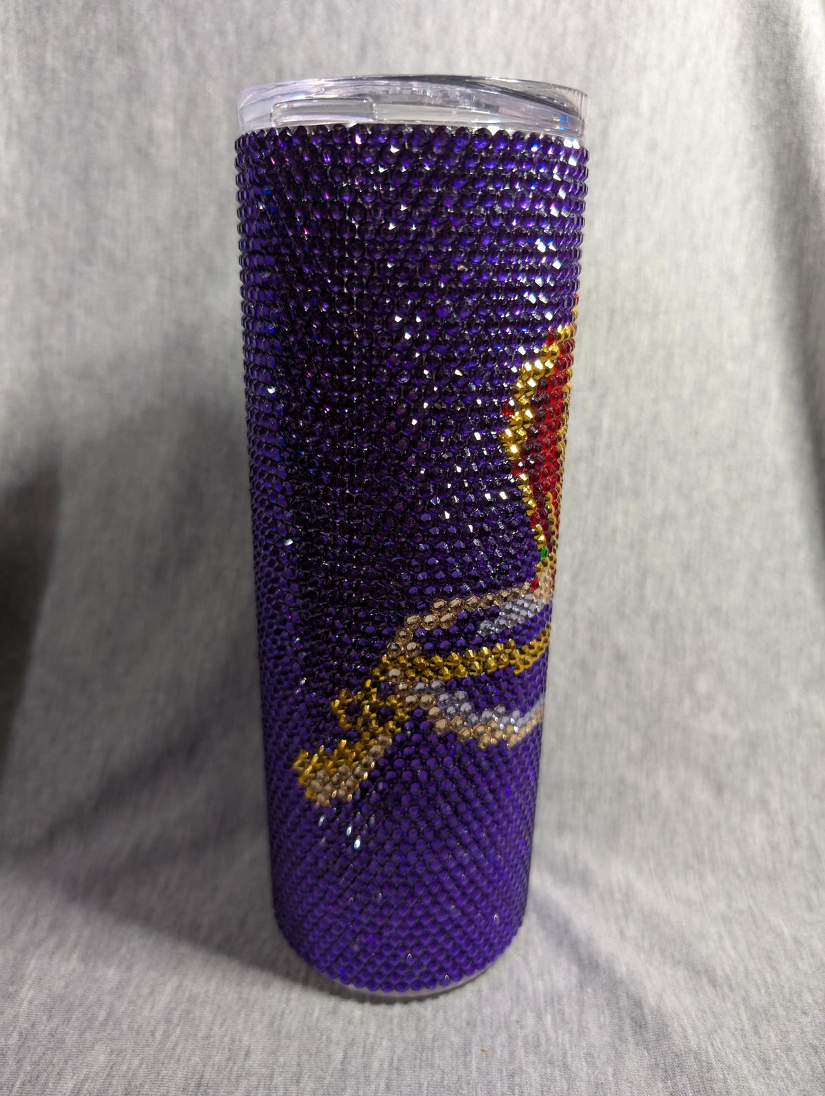 Crown Rhinestone Tumbler