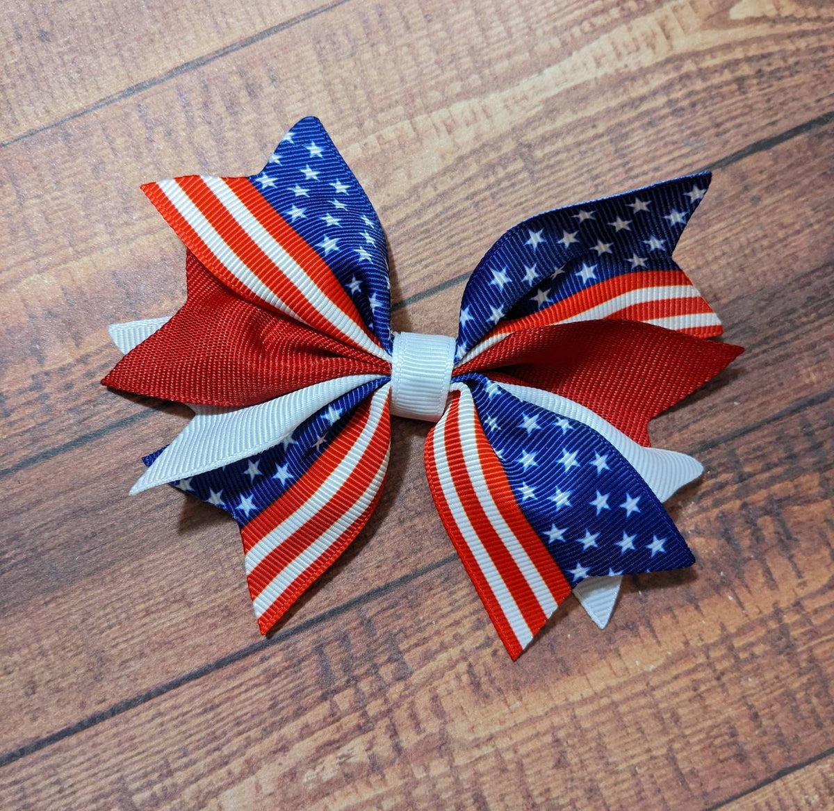 America Flag bow set