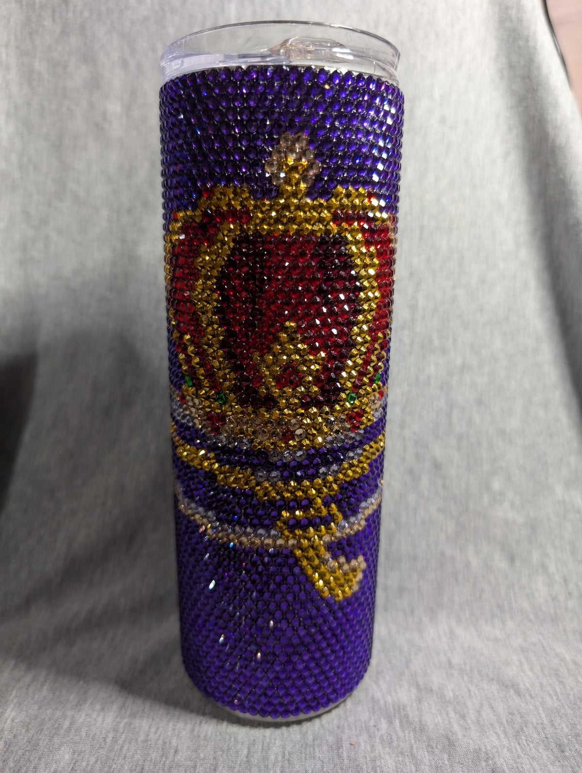 Crown Rhinestone Tumbler