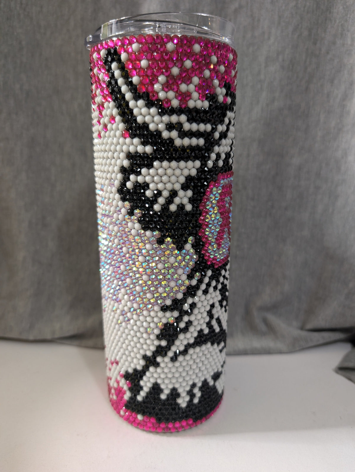 Cancer Awareness Highland Cow 20 oz skinny tumbler