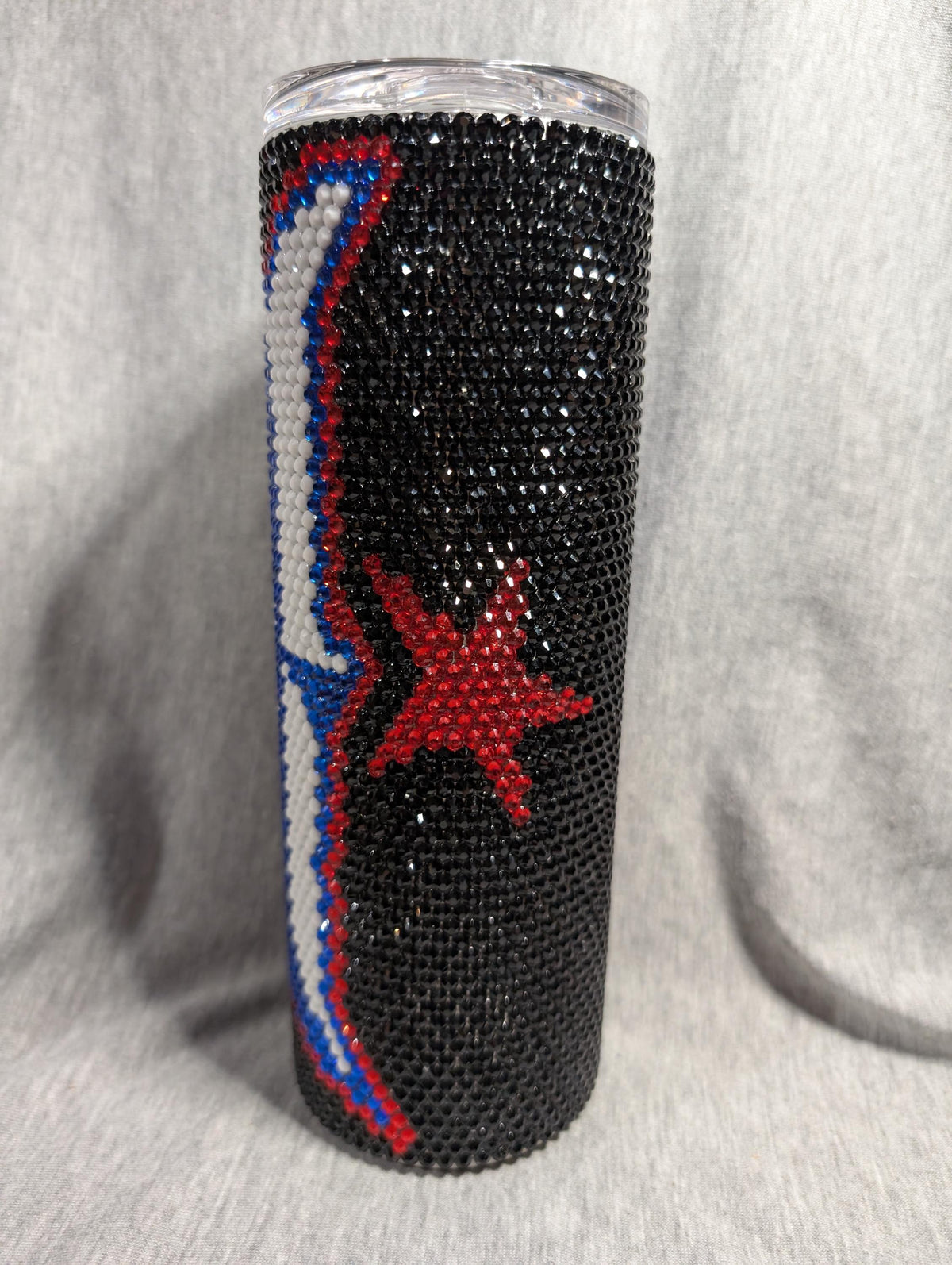 Houston Texans football team (H) Rhinestone skinny tumbler