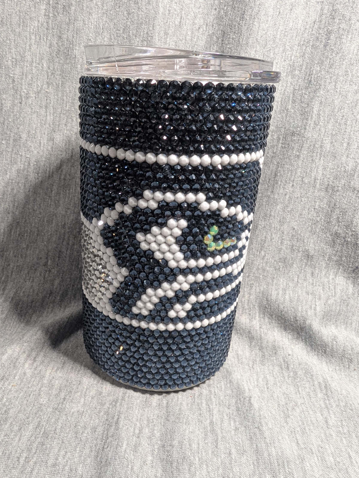 Seattle 14oz skinny Rhinestone tumbler