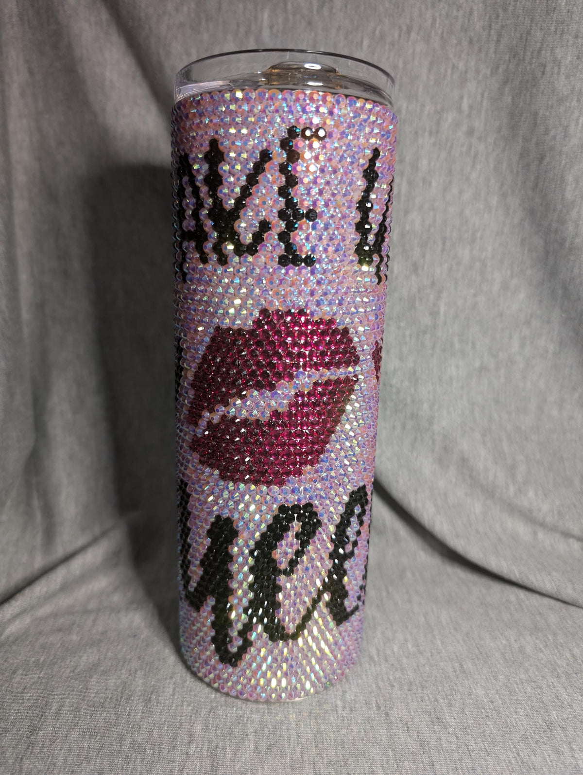 Makeup Queen Rhinestone skinny tumbler 20 oz
