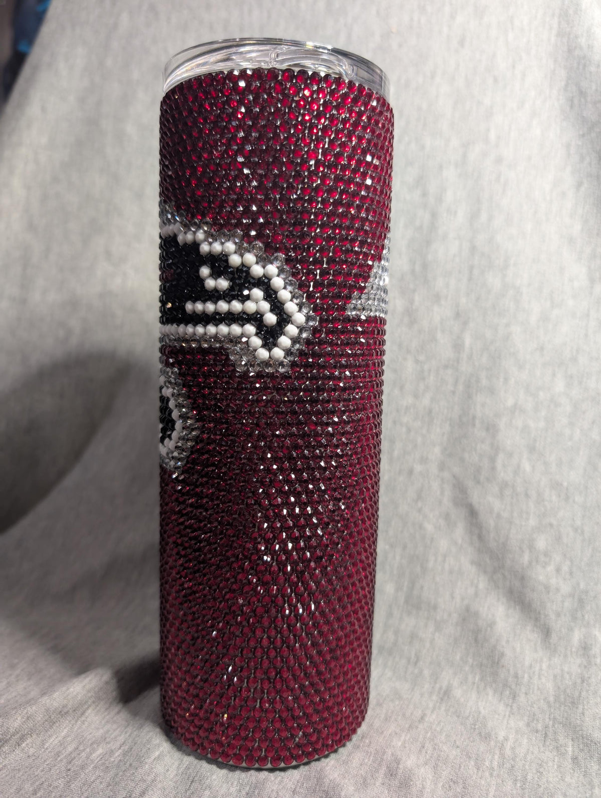 Atlanta Football Team Rhinestone 20 oz skinny tumbler