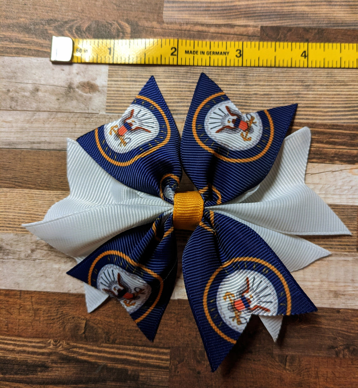 Navy Hair bow