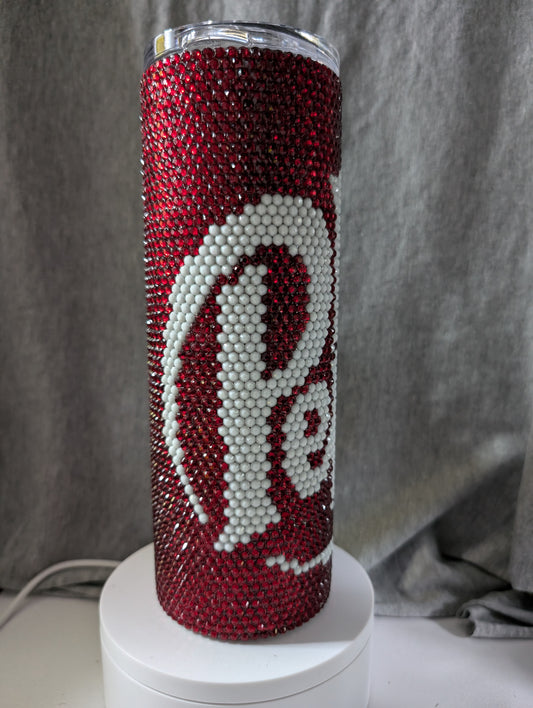 Dr Pepper Rhinestone skinny tumbler