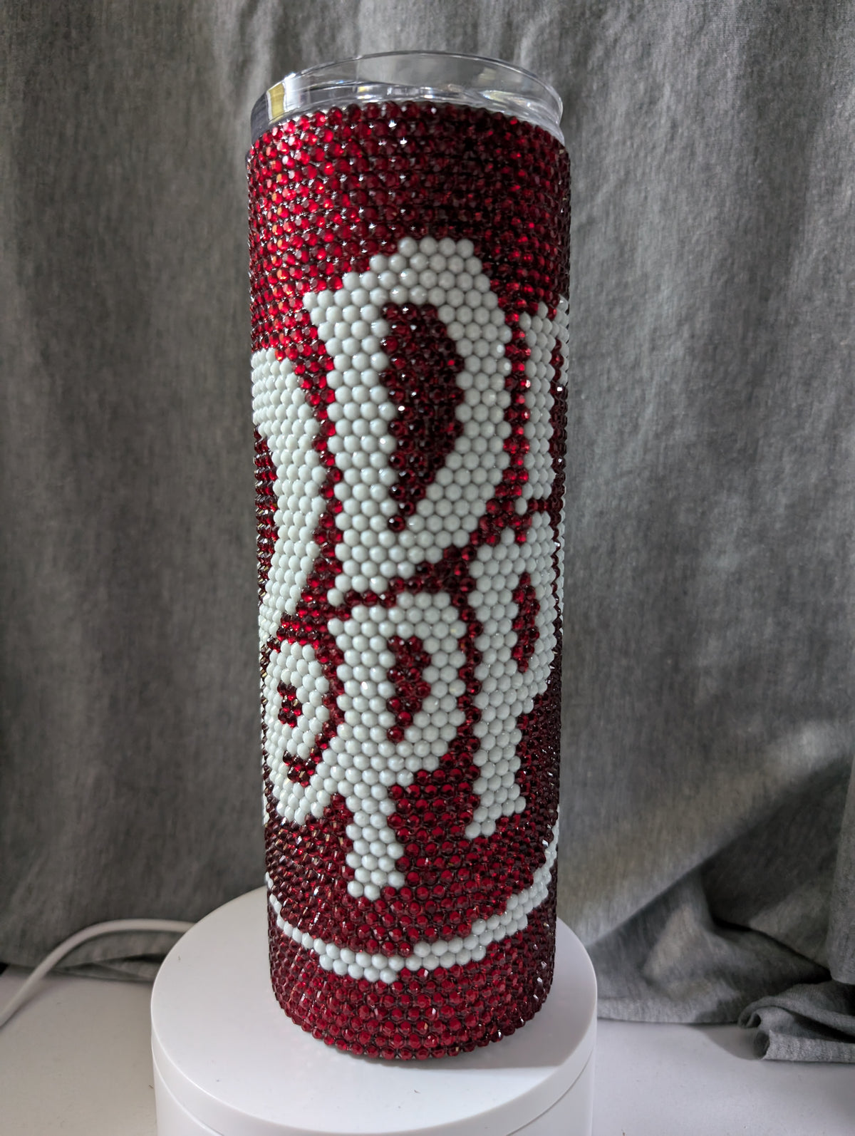Dr Pepper Rhinestone skinny tumbler