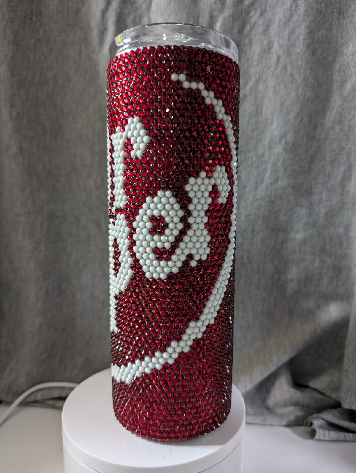 Dr Pepper Rhinestone skinny tumbler