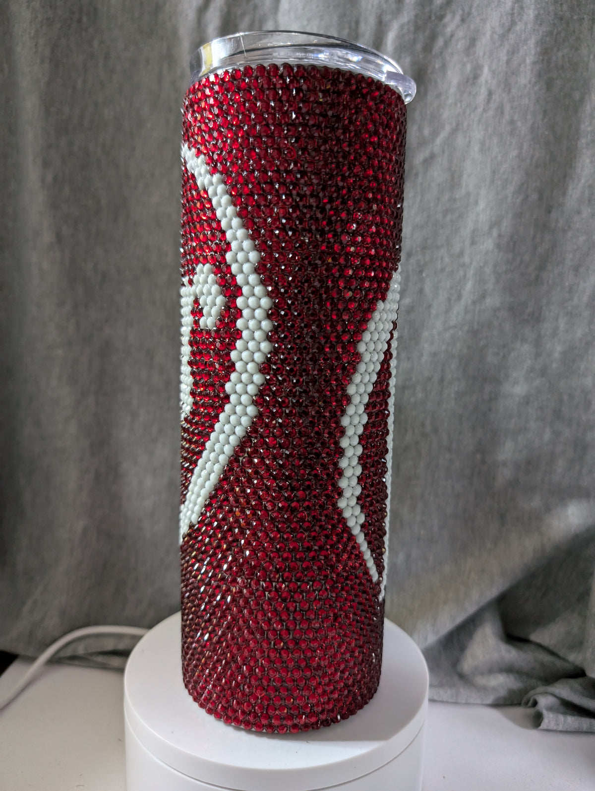 Dr Pepper Rhinestone skinny tumbler