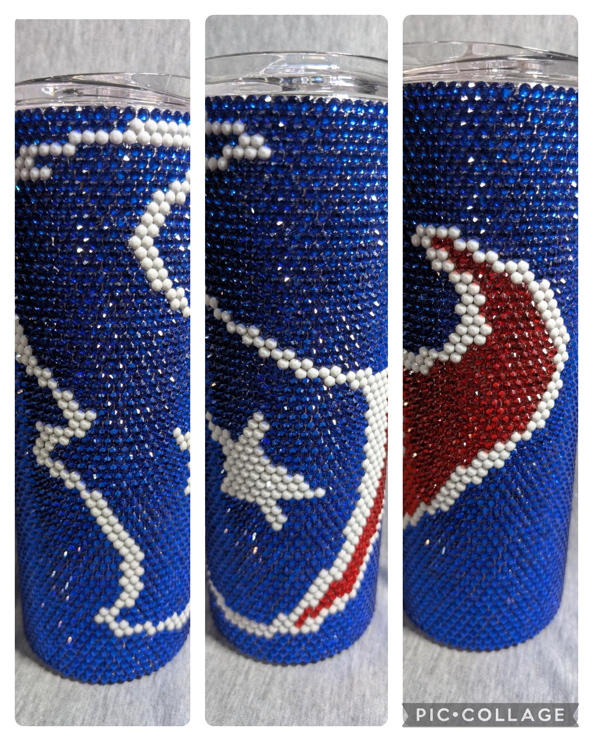 Texans football tumbler