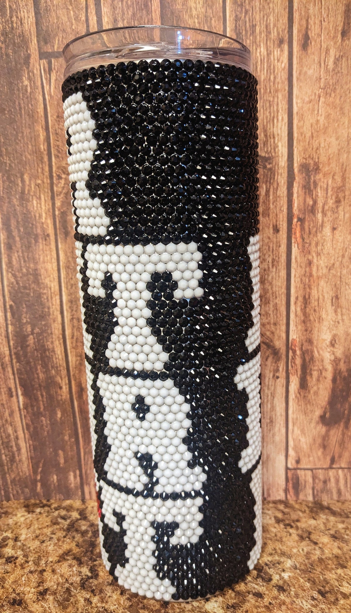 Her Fight Is Our Fight Rhinestone 20oz skinny tumbler