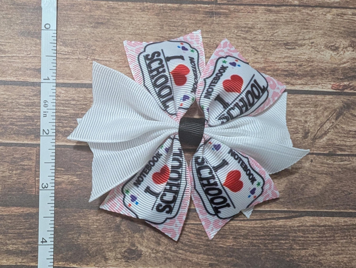 I love school hairbow