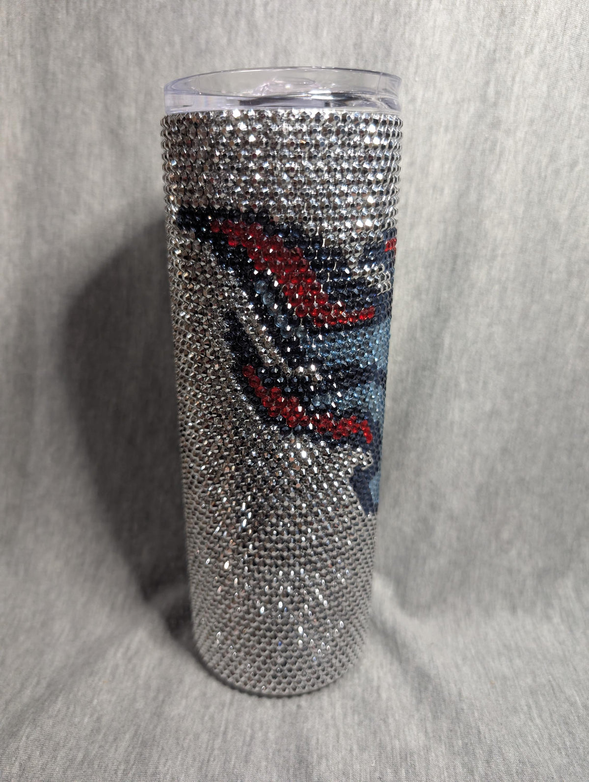 Tennessee Football Team Rhinestone 20 oz skinny tumbler