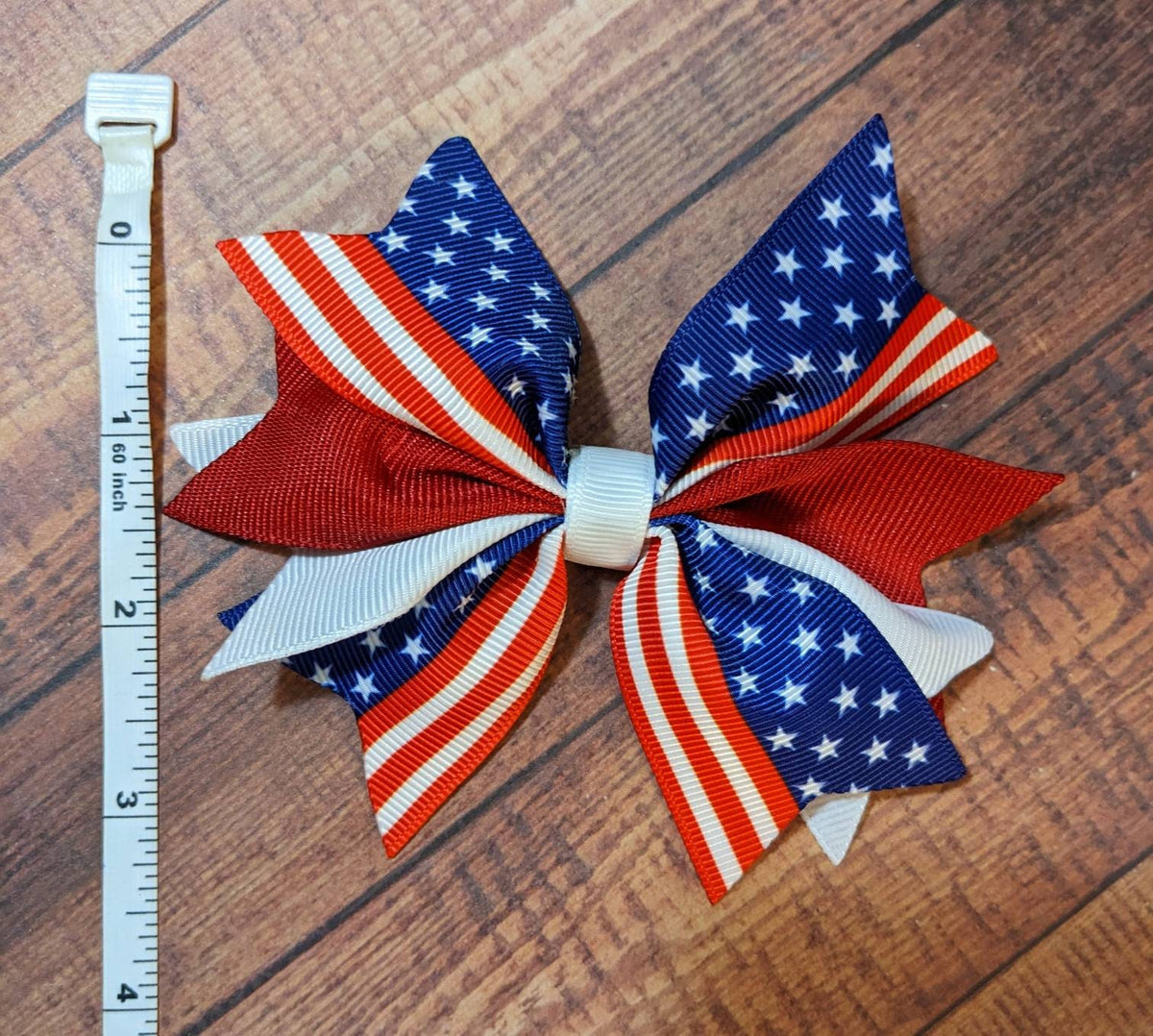 America Flag bow set