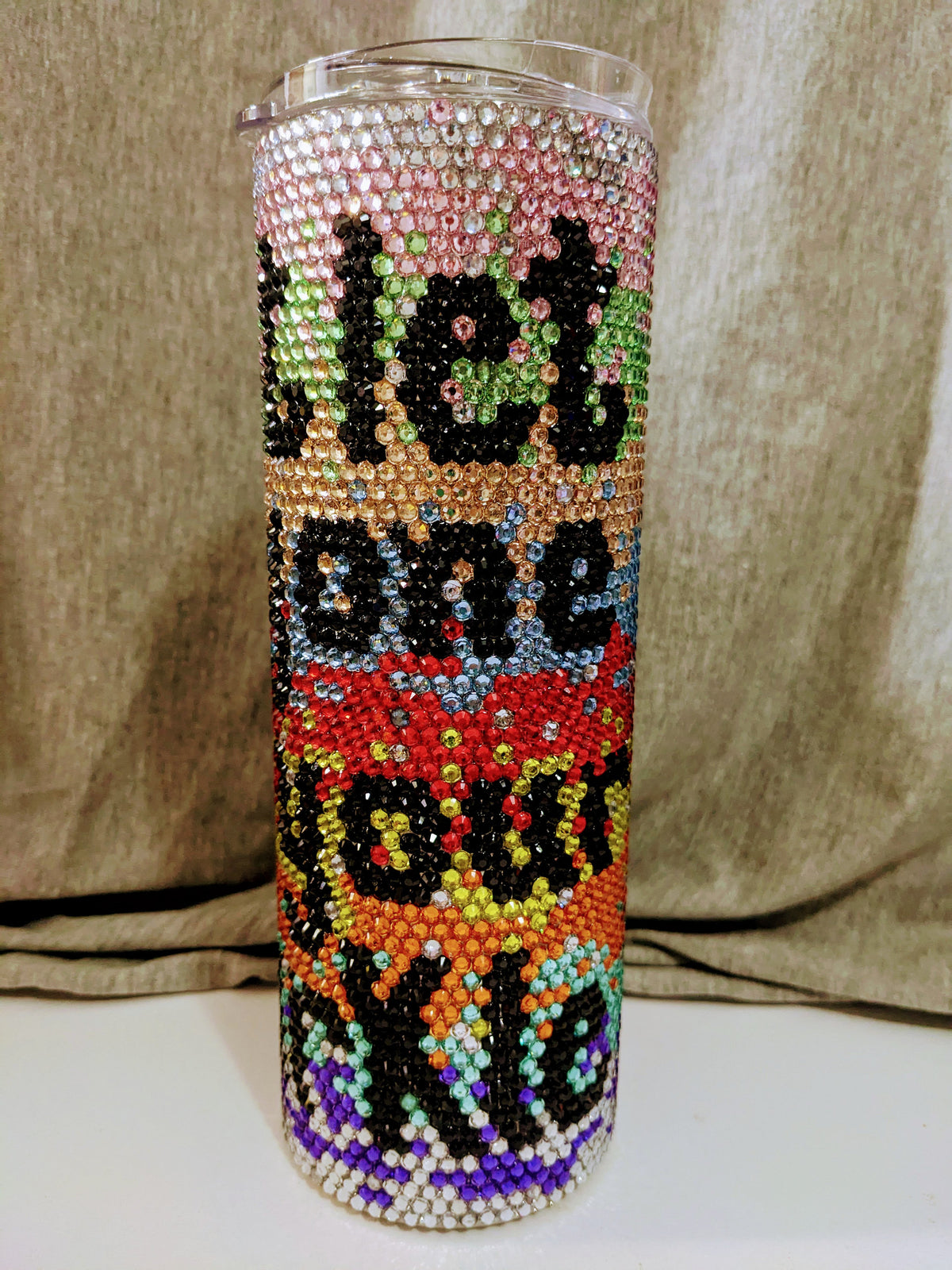 Don't Let Anyone Dull Your Sparkle Rhinestone 20 oz skinny tumbler