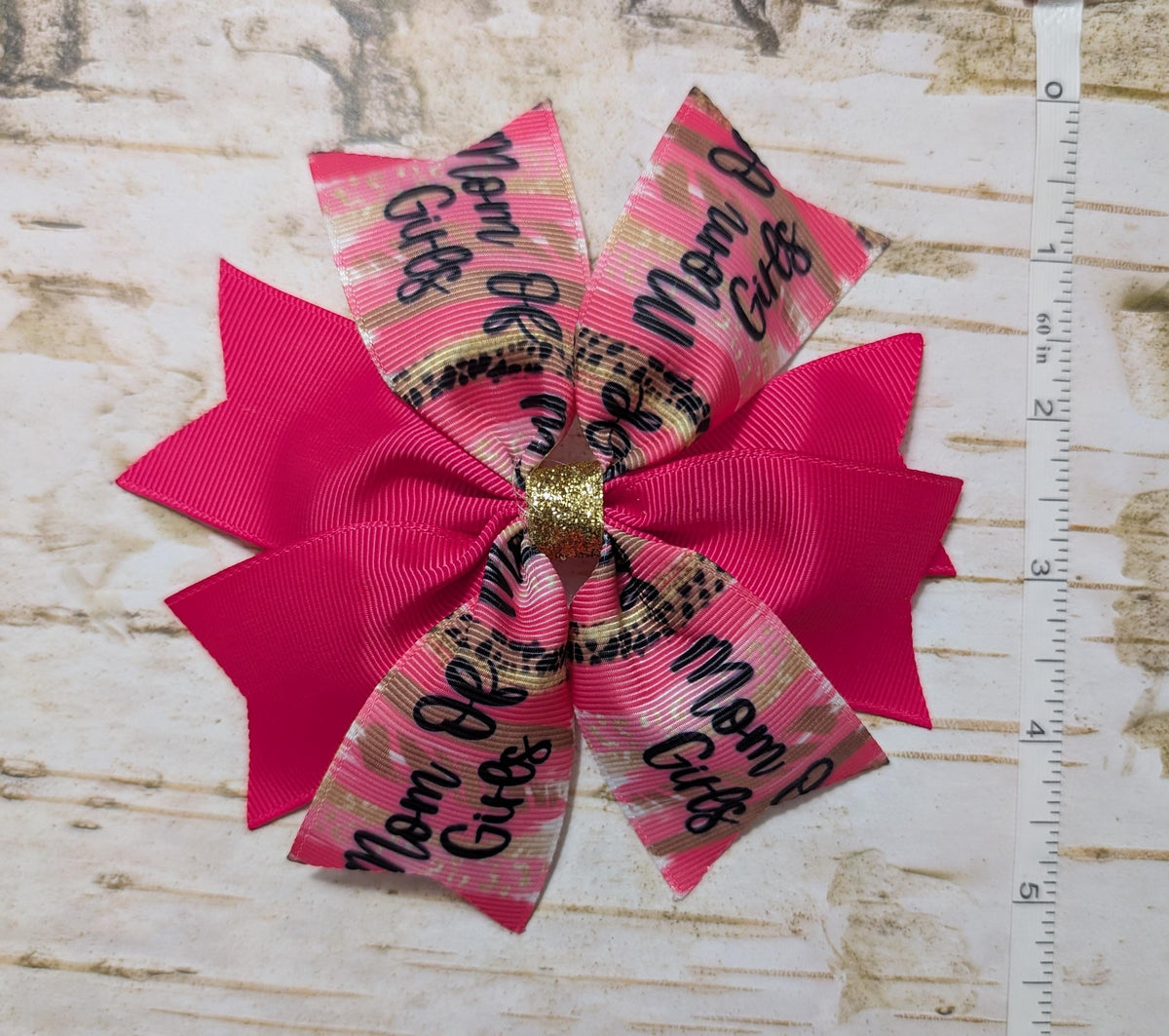 Mom of girls hairbow