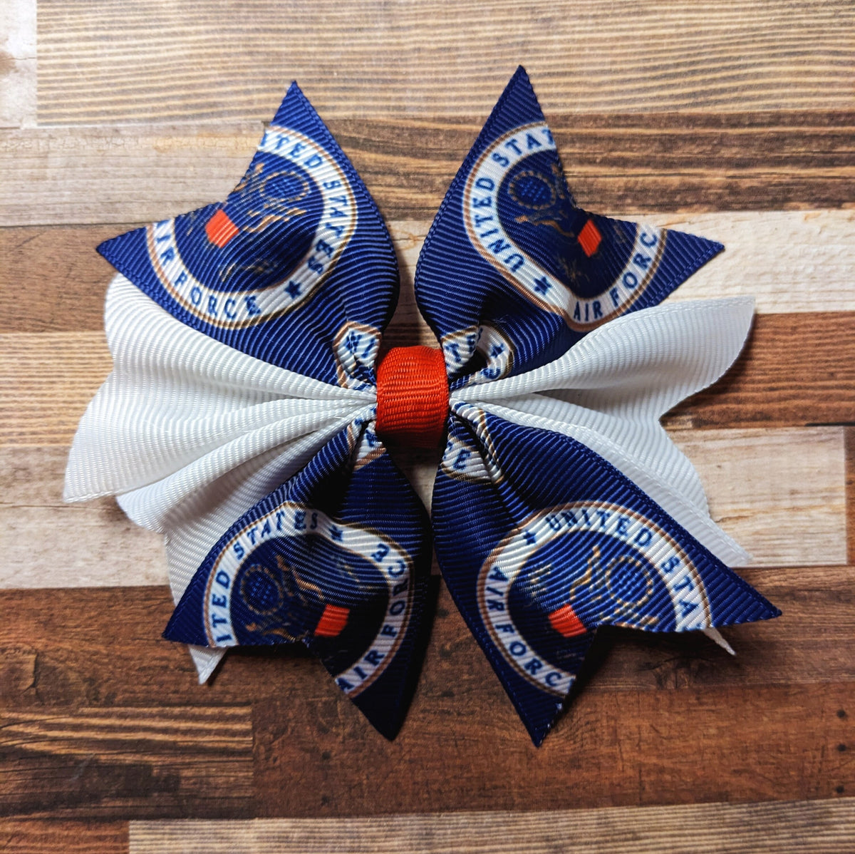 Air Force Hair bow