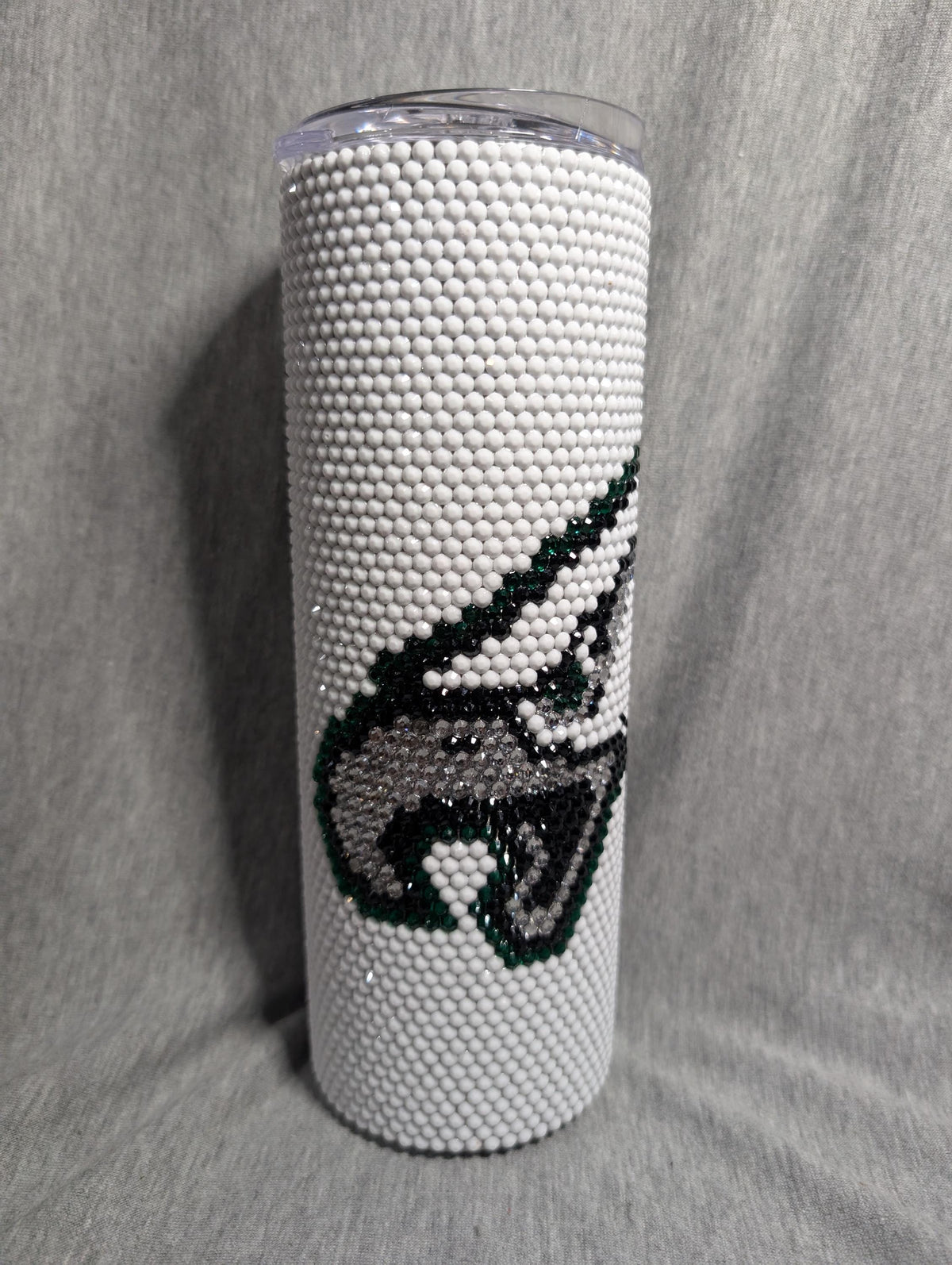 Eagles Football Team Rhinestone 20 oz skinny tumbler