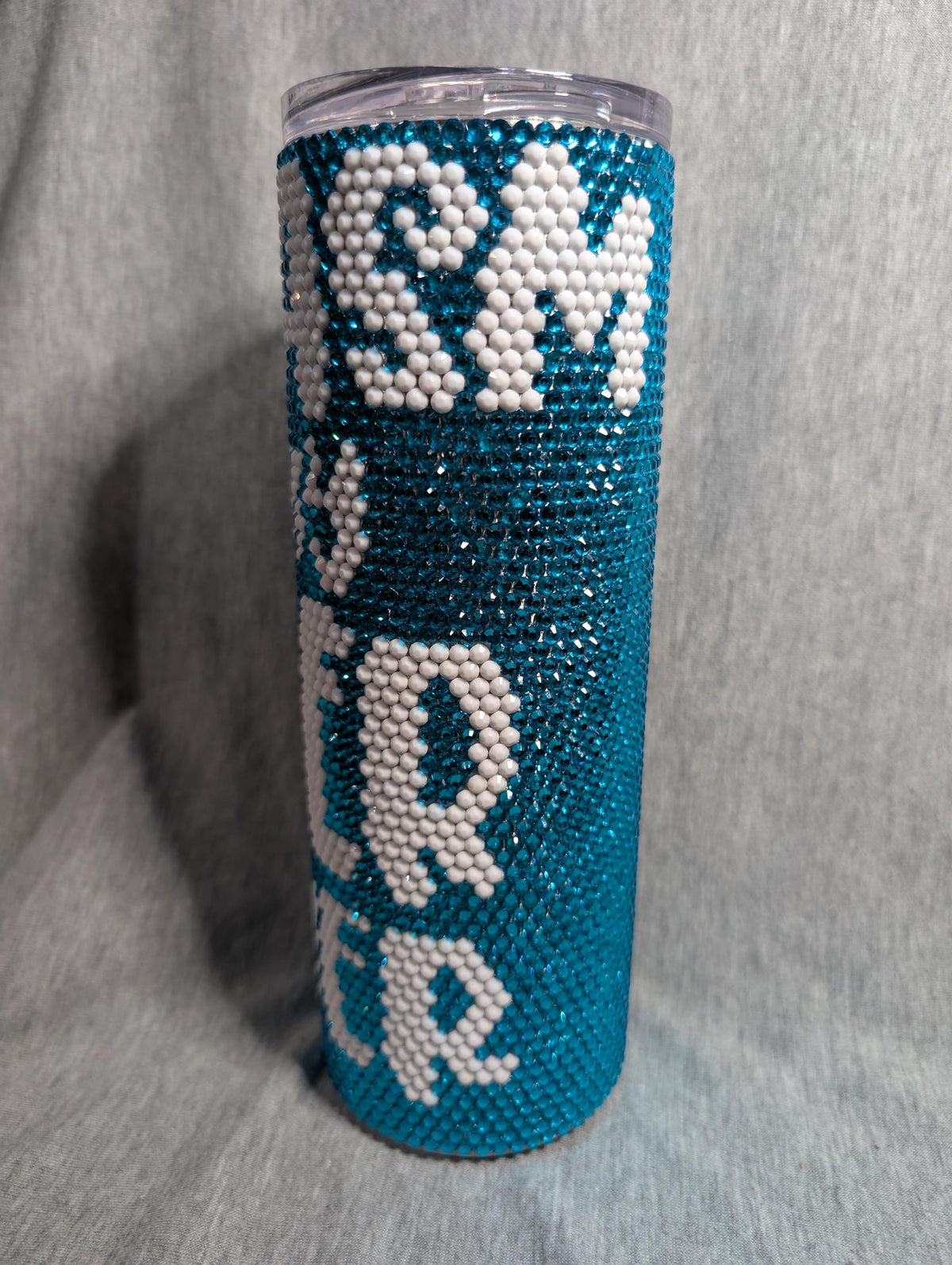20 oz  Sarcasm is my super power Rhinestone skinny tumbler