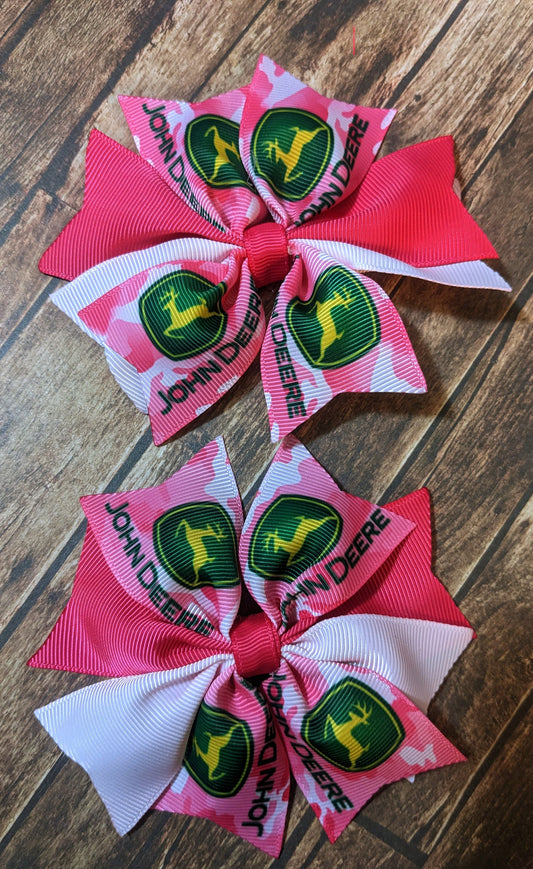 Tractor Hair Bow