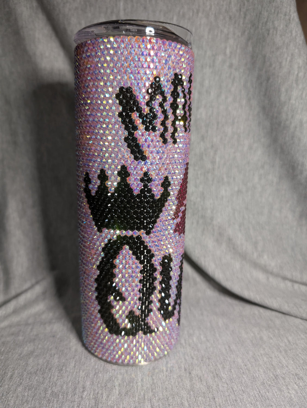 Makeup Queen Rhinestone skinny tumbler 20 oz