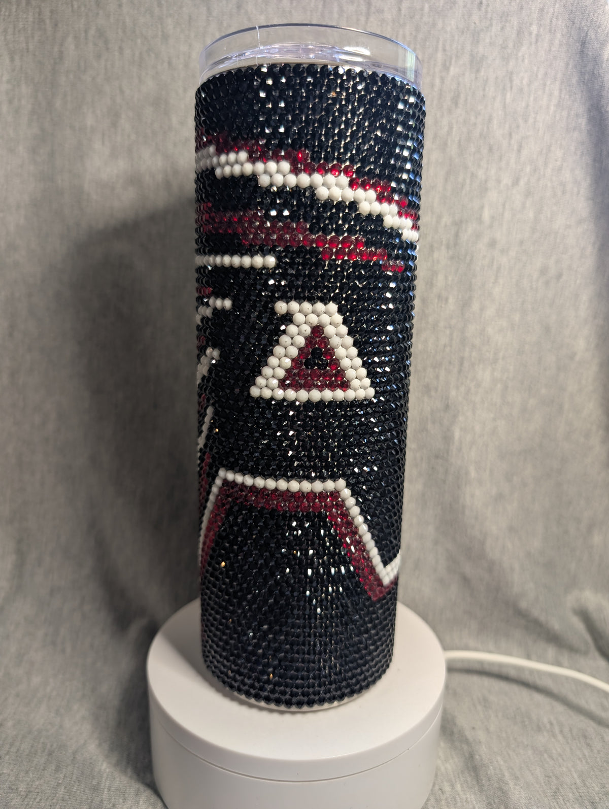 Atlanta Falcons Football Team Rhinestone 20 oz skinny tumbler