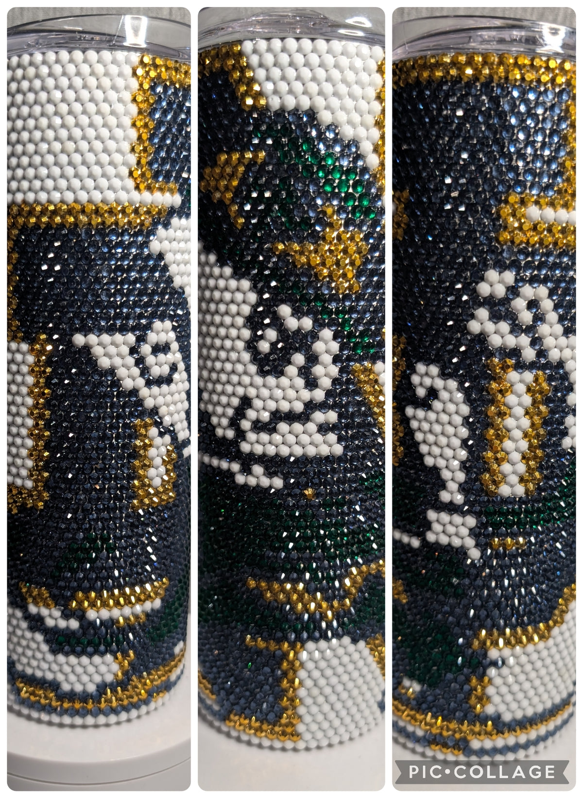 Notre Dame 20 oz rhinestone tumbler